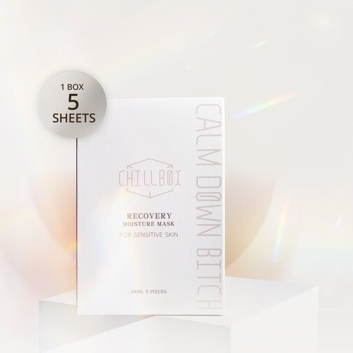 CHILLBOX Mask CBD recovery moisture ชิลบ๊อคซ มาส์กหน้า [1 กล่อง]